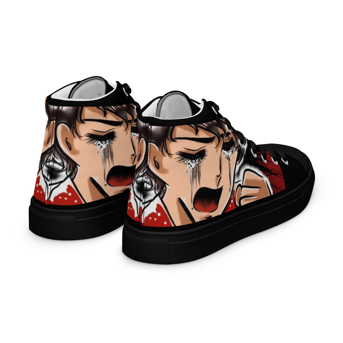 Anime Man Modern Men’s high top canvas shoes