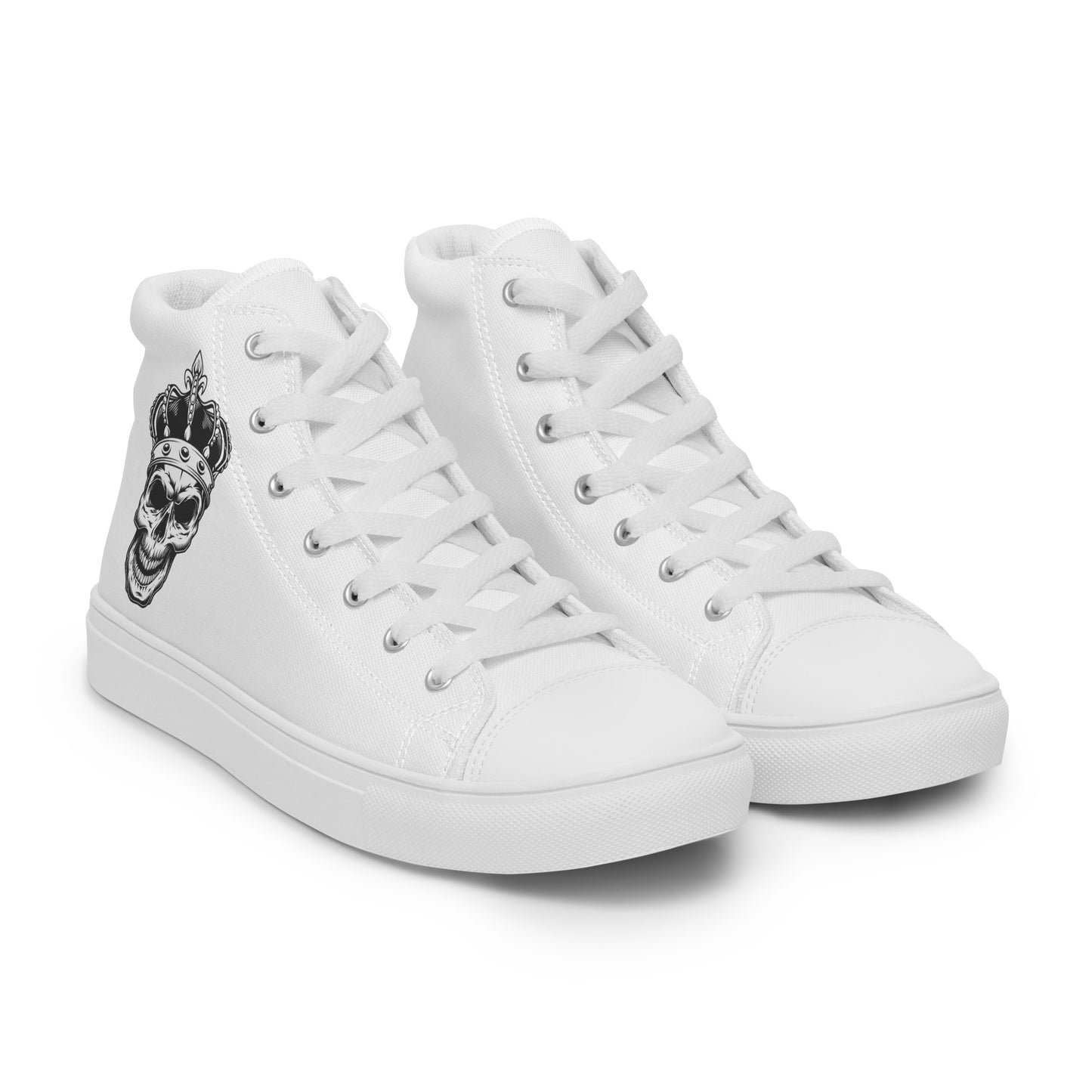 Skull King Modern Men’s high top canvas shoes