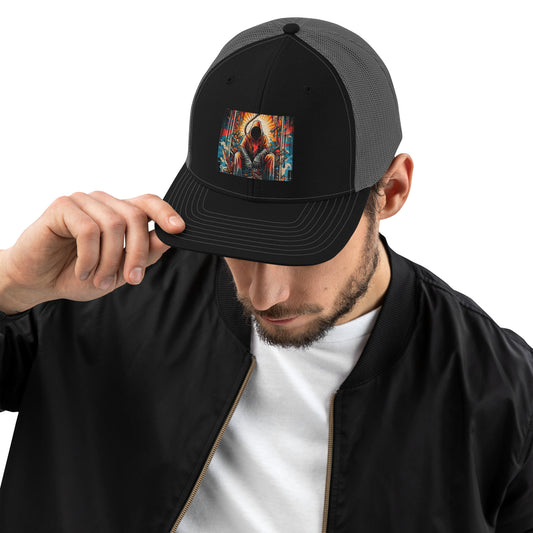 The Hanged Man Embroidered Trucker Cap