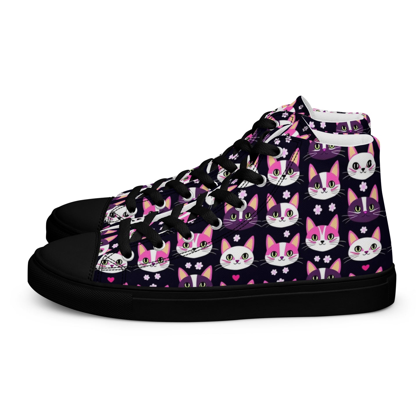 Kitty Women’s high top canvas shoes