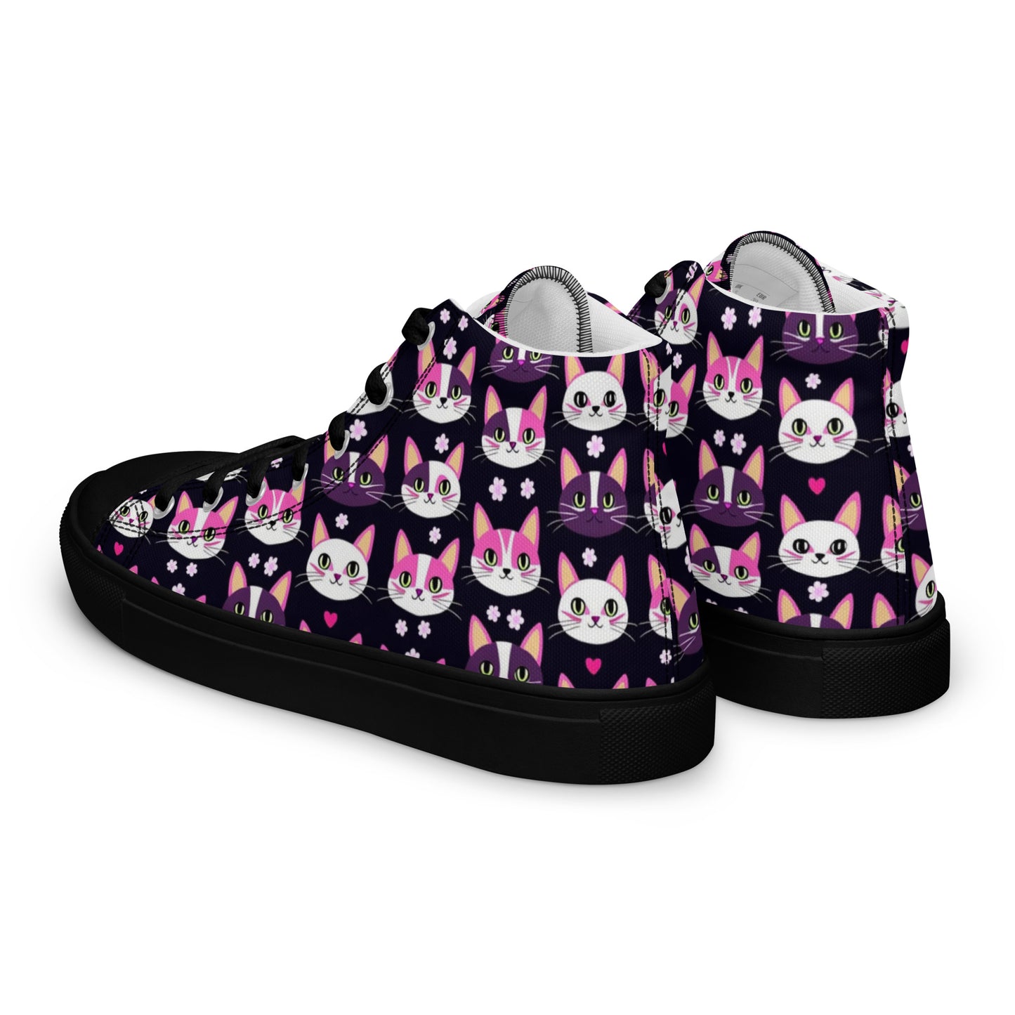 Kitty Women’s high top canvas shoes