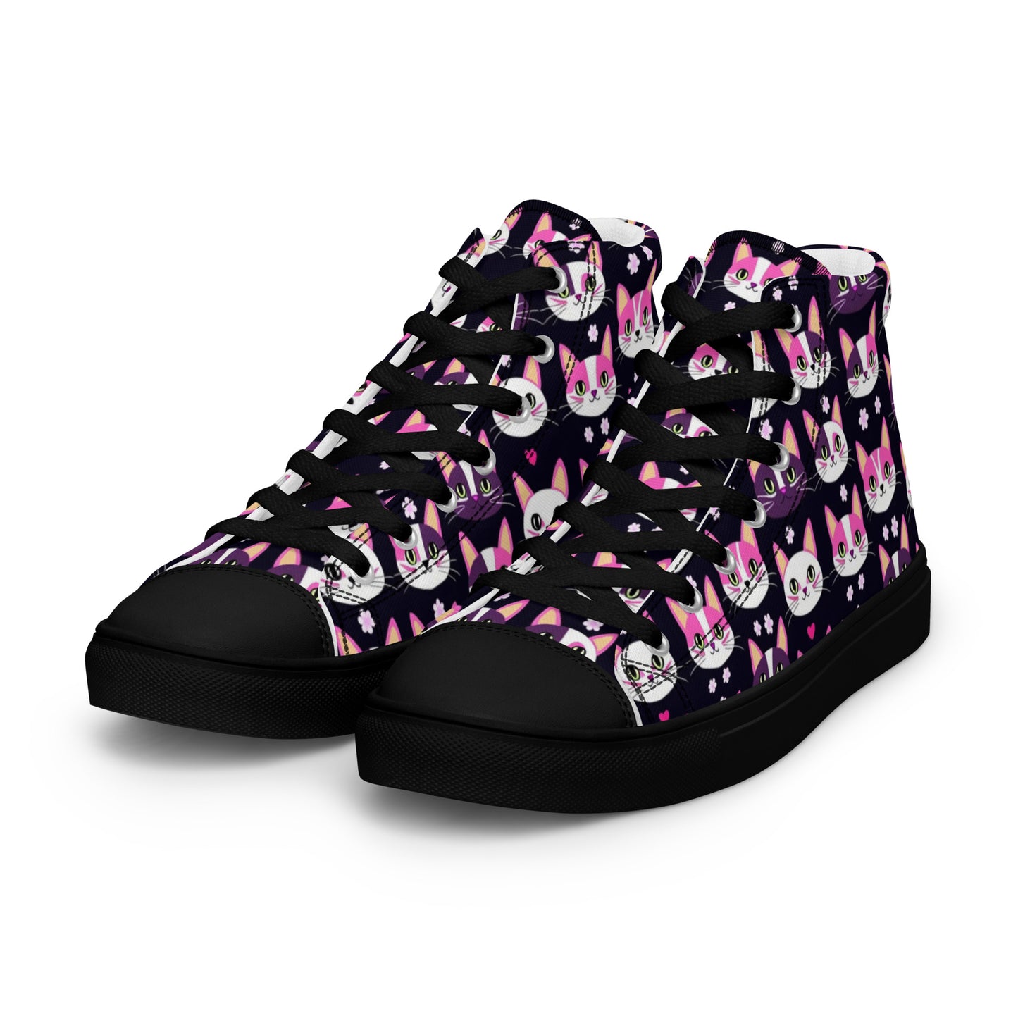 Kitty Women’s high top canvas shoes