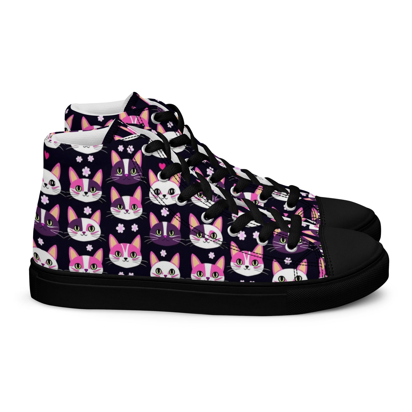 Kitty Women’s high top canvas shoes