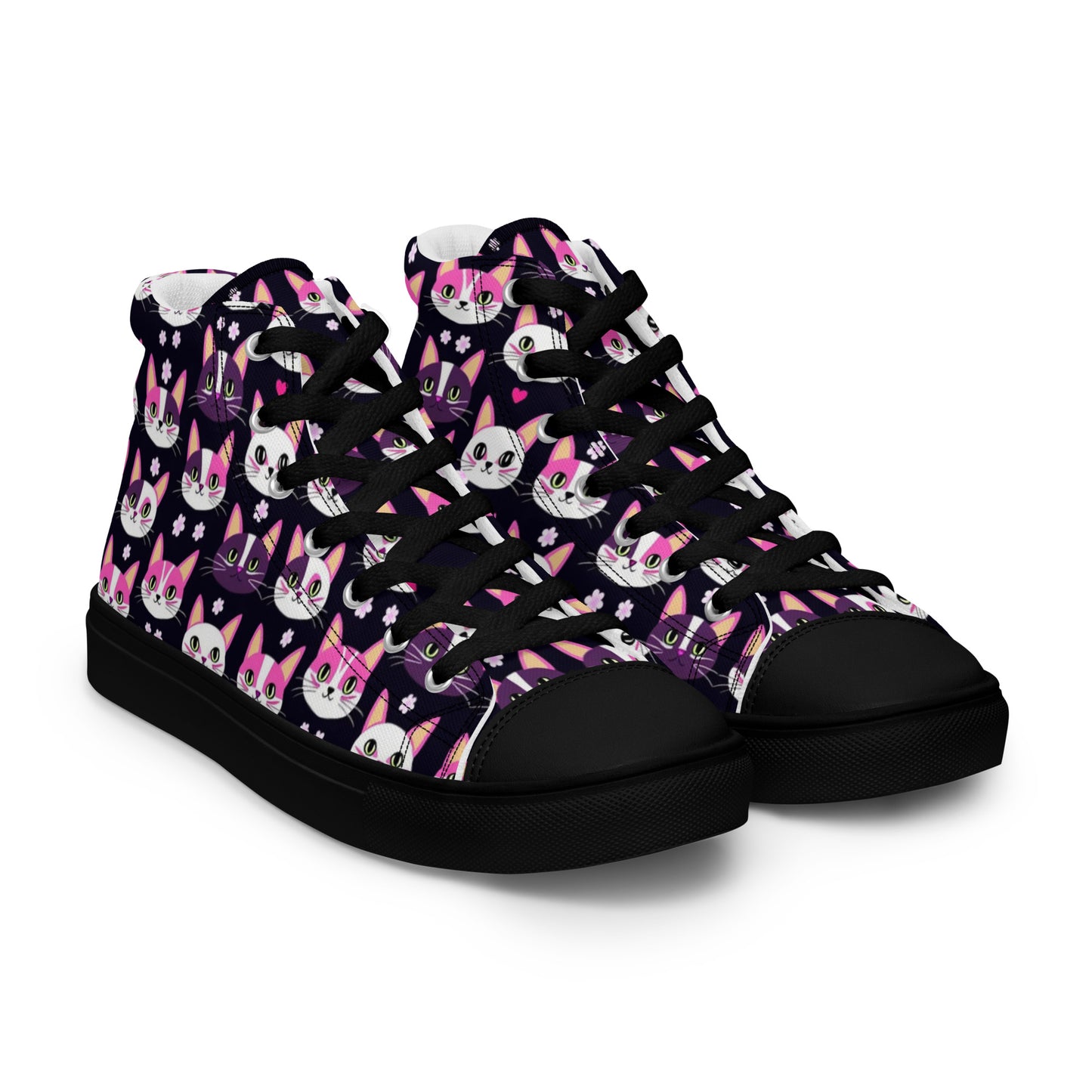 Kitty Women’s high top canvas shoes