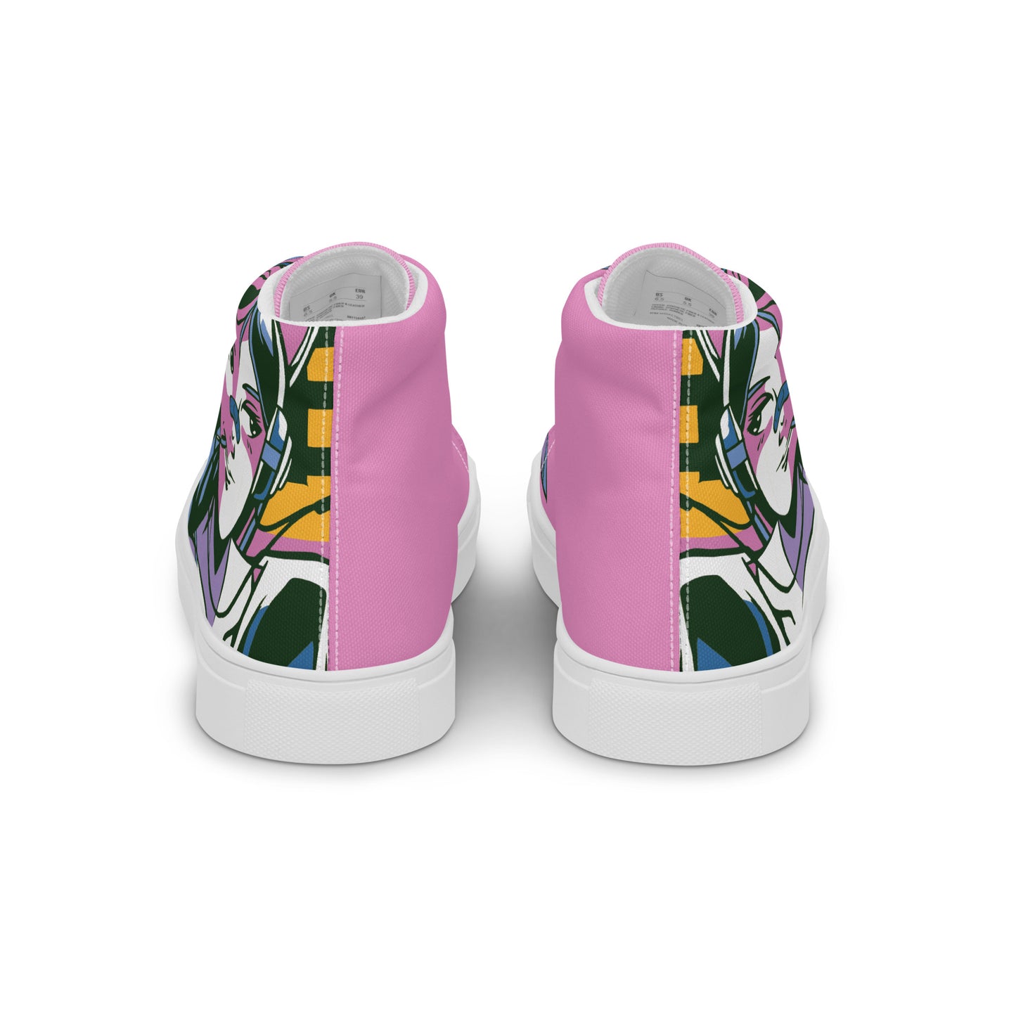 Anime Girl Women’s high top canvas shoes