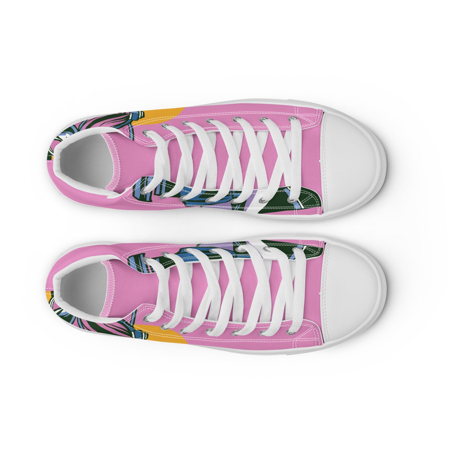 Anime Girl Women’s high top canvas shoes