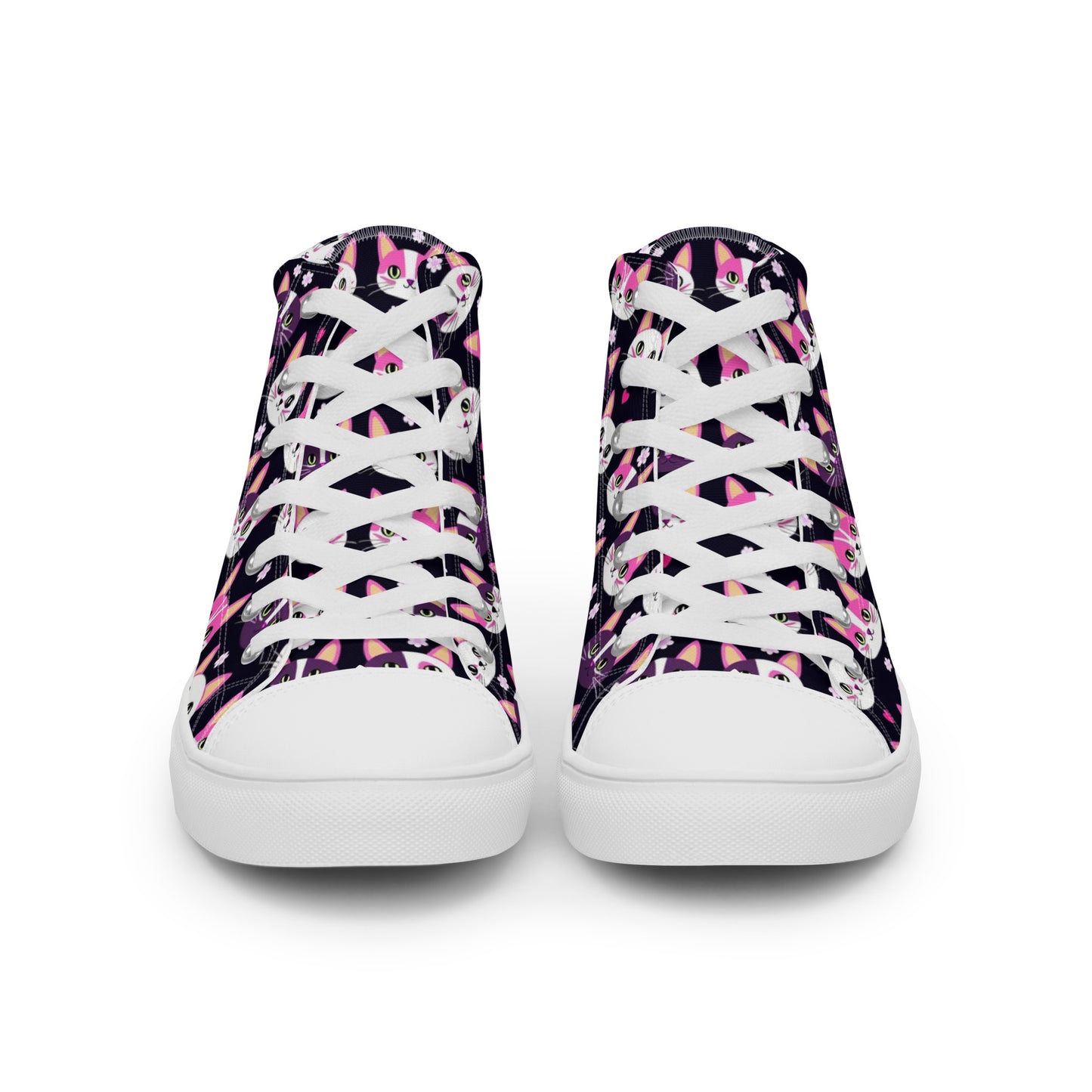 Kitty Women’s high top canvas shoes