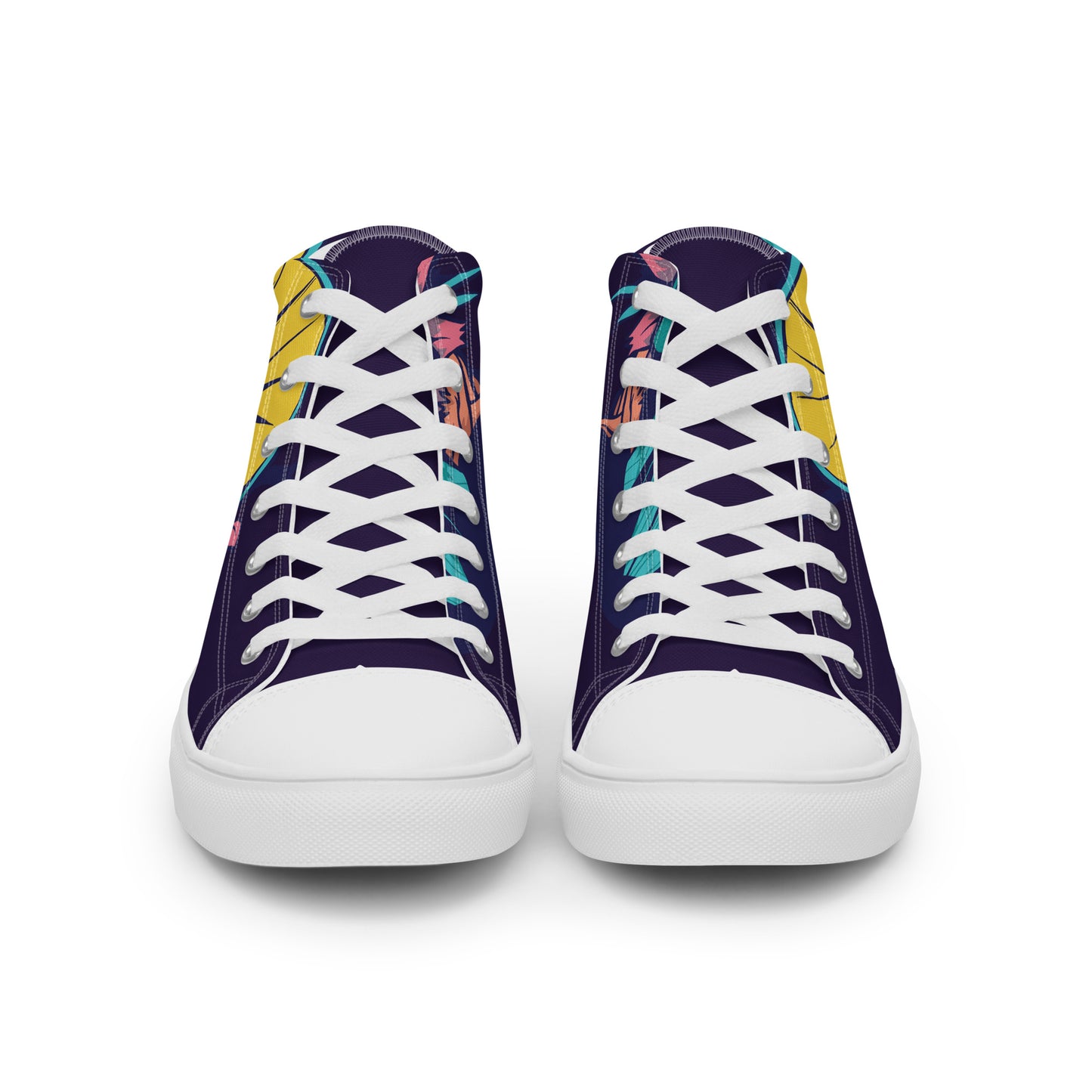 Anime Geisha Women’s high top canvas shoes