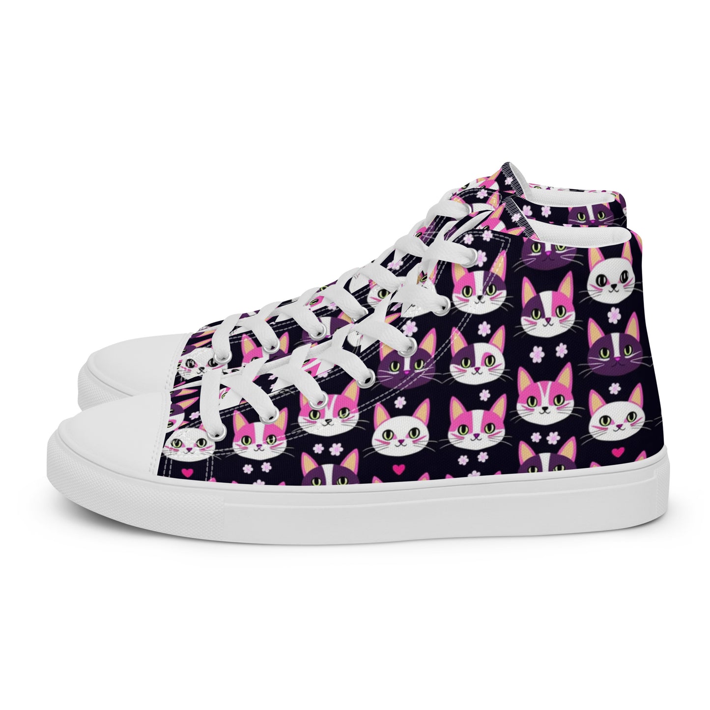 Kitty Women’s high top canvas shoes