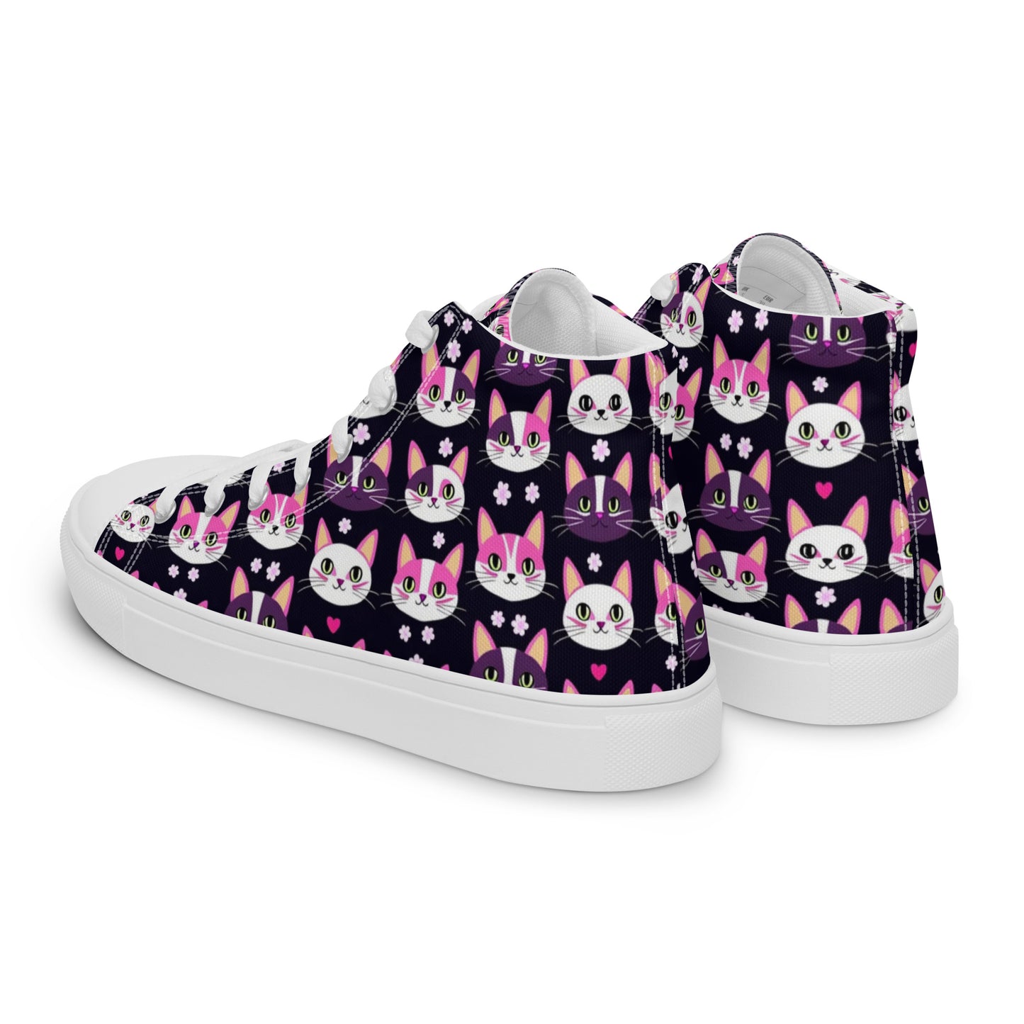 Kitty Women’s high top canvas shoes