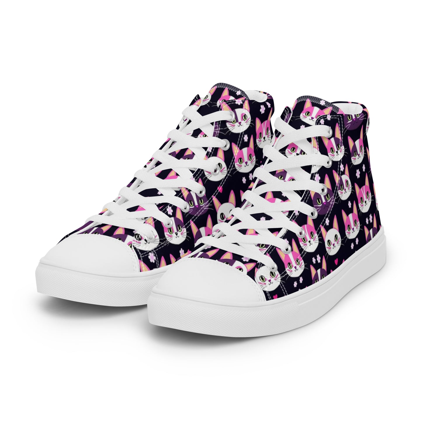 Kitty Women’s high top canvas shoes