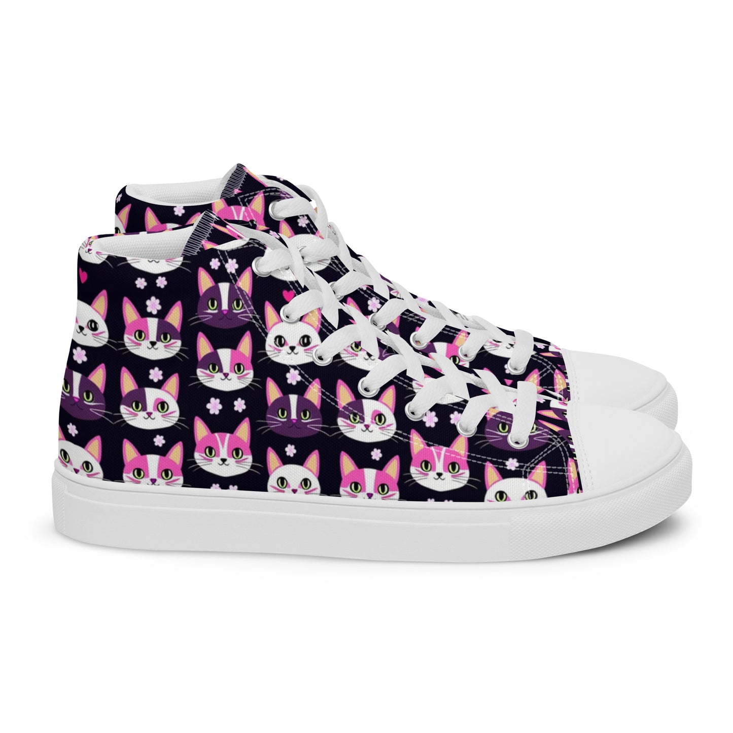 Kitty Women’s high top canvas shoes