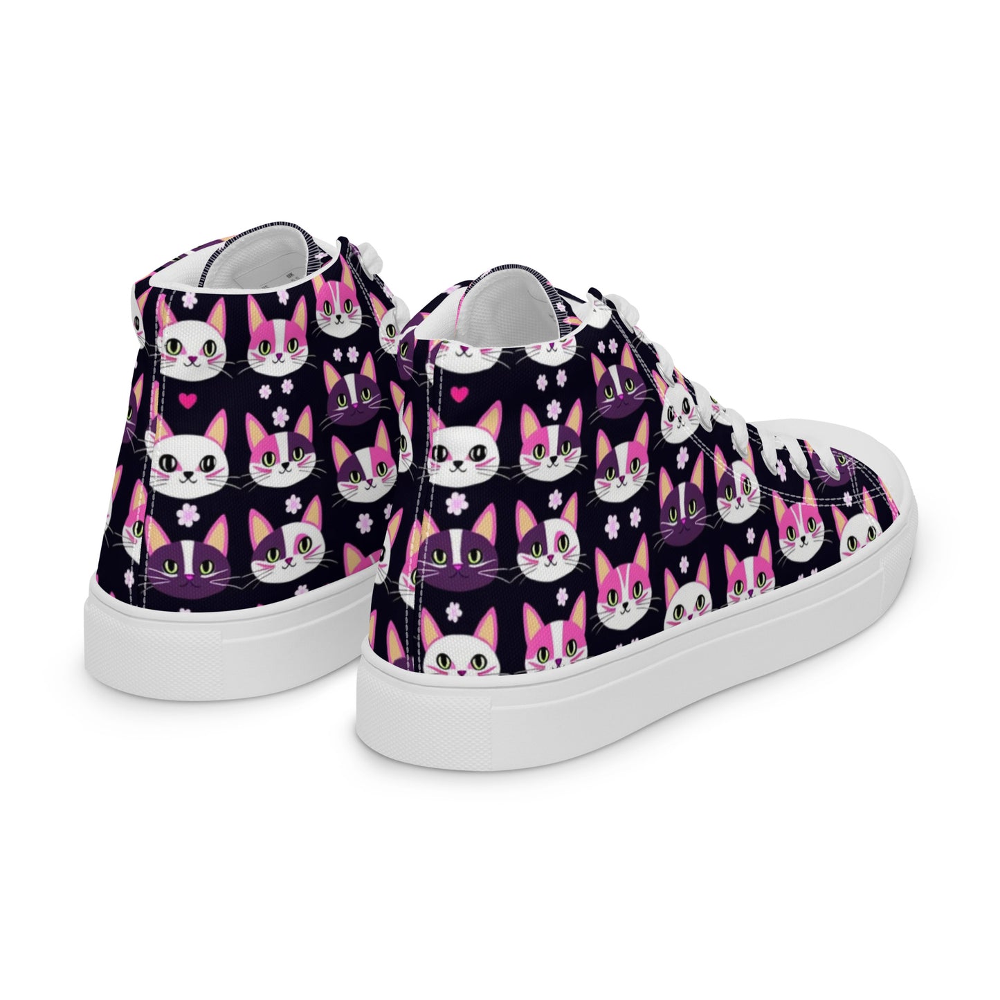 Kitty Women’s high top canvas shoes