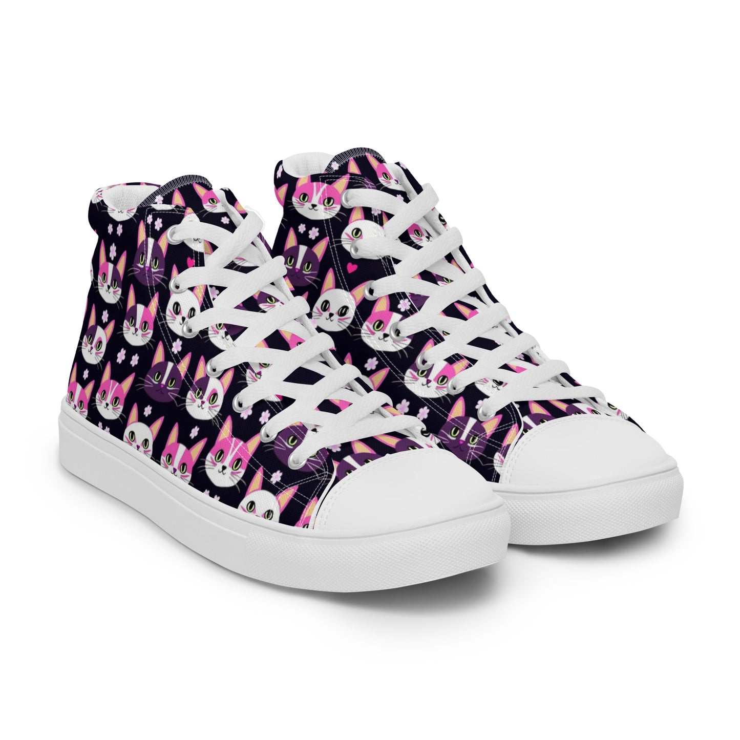 Kitty Women’s high top canvas shoes